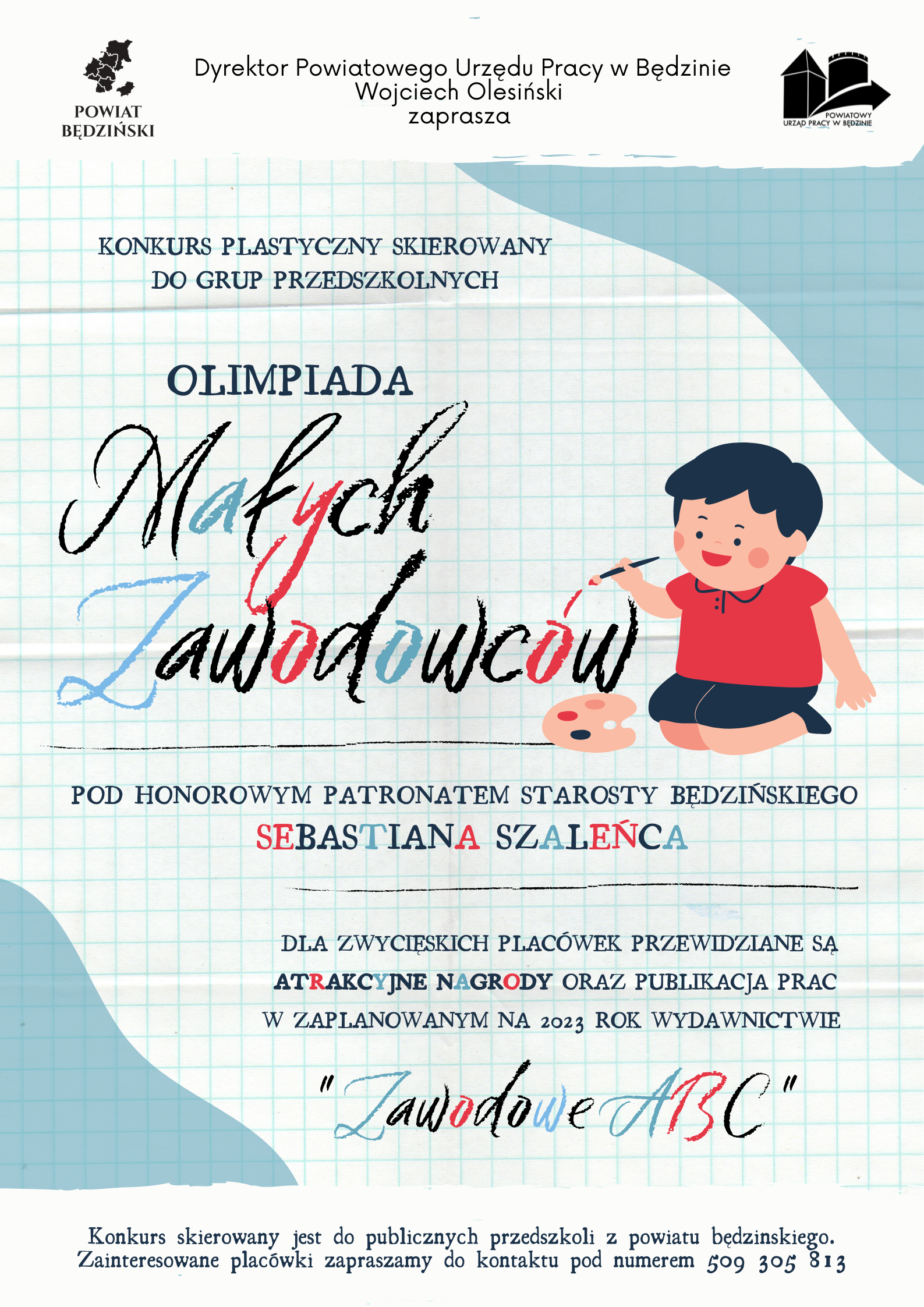 Plakat olimpiada małych zawodowców