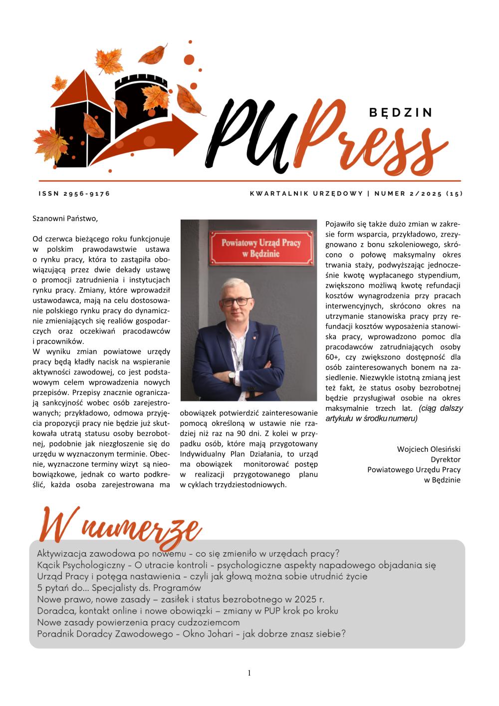 Gazeta Będzin PUPress numer 15