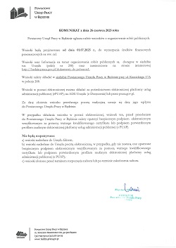 Zdjęcie artykułu Nabór wniosków o organizowanie robót publicznych
