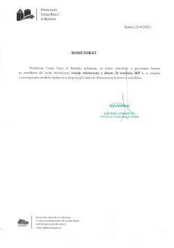Zdjęcie artykułu Bon na zasiedlenie dla osoby bezrobotnej - zakończenie naboru