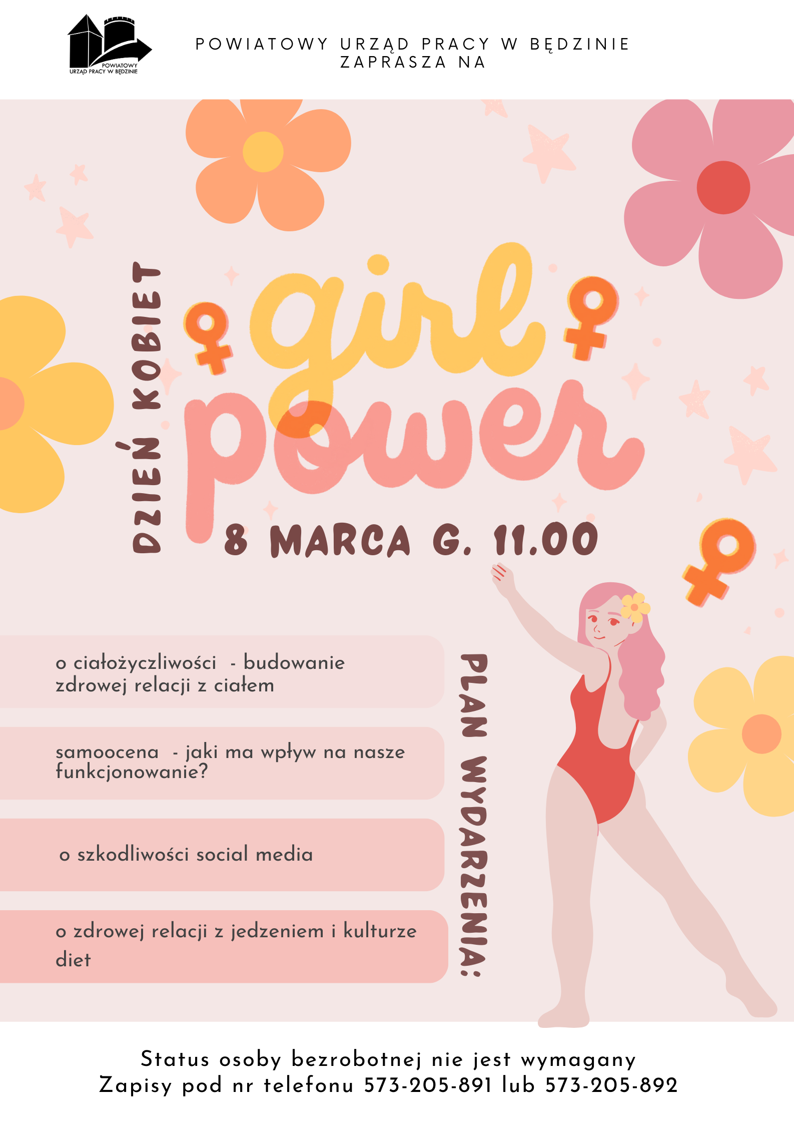 Obrazek dla: Zaproszenie na spotkanie GIRL POWER!