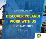 Obrazek dla: Europejski Dzień Pracy on-line pod nazwą Discover Poland! Work with us”